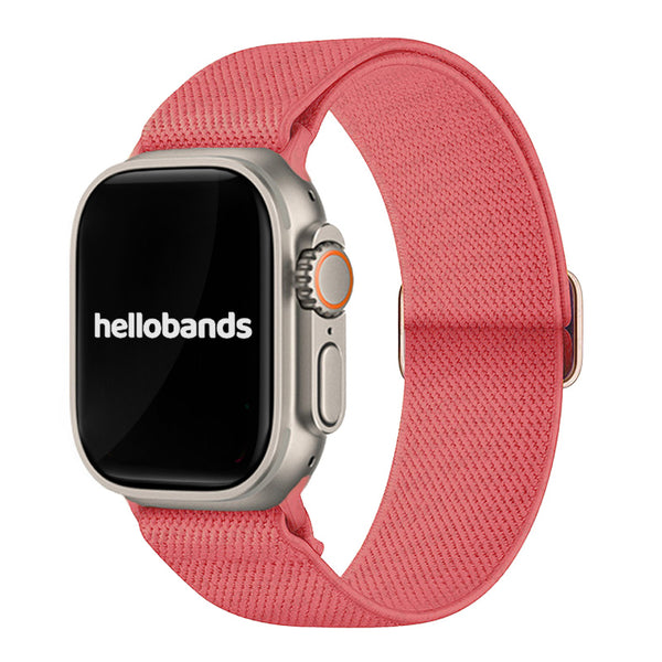 Coral Apple Watch Band HelloBands